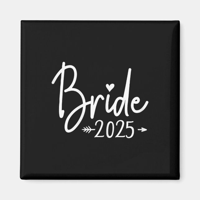 Aimant Mariée Est 2025 Mariage marié (Devant)