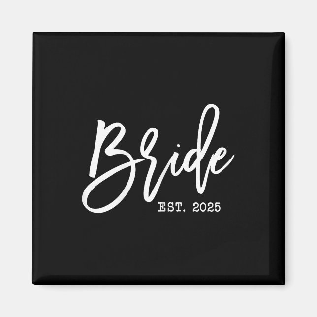 Aimant Mariée Est 2025 Pour Une Fille Mariage Bientôt Êtr (Devant)