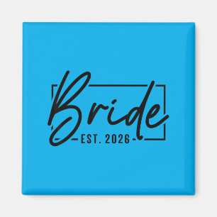Aimant Mariée Est 2026 Couple Marié Mariage Lune de Miel