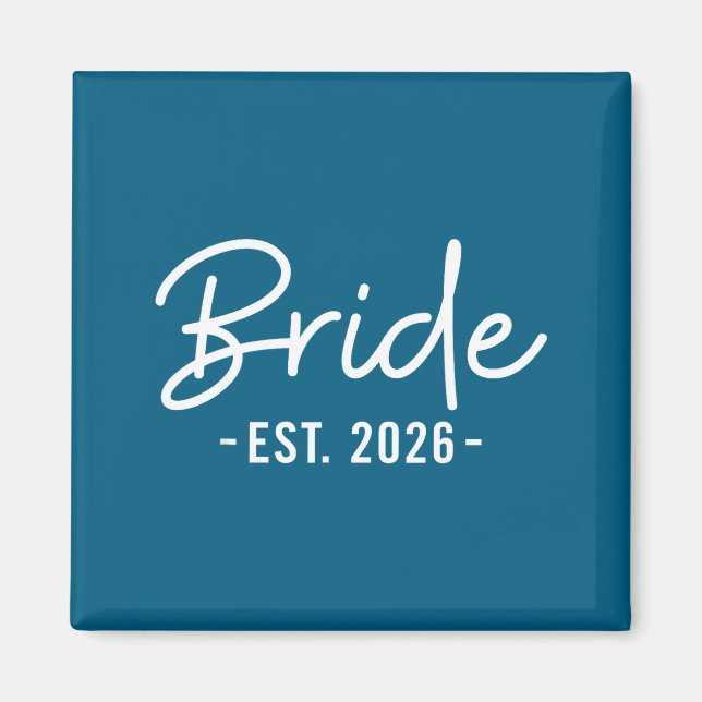 Aimant Mariée est 2026 future femme mariée à venir (Devant)