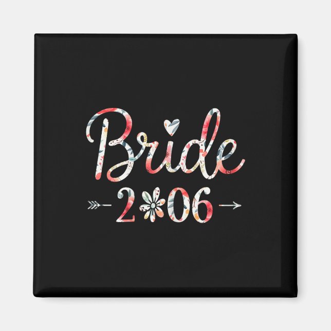 Aimant Mariée Est 2026 Mariage marié (Devant)