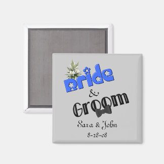 Aimant Mariée Groom Sauvegarder La Date Mariage Favor Mag