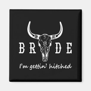 Aimant Mariée Je me marie Cow-girls occidentales Bachelor