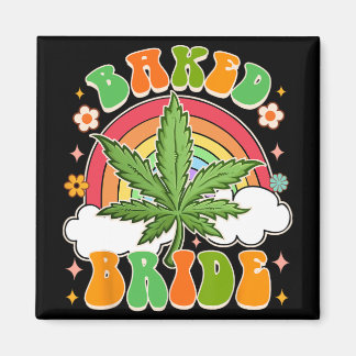 Aimant Mariée Weed Amoureuse Baked Mariée Enterrement De 