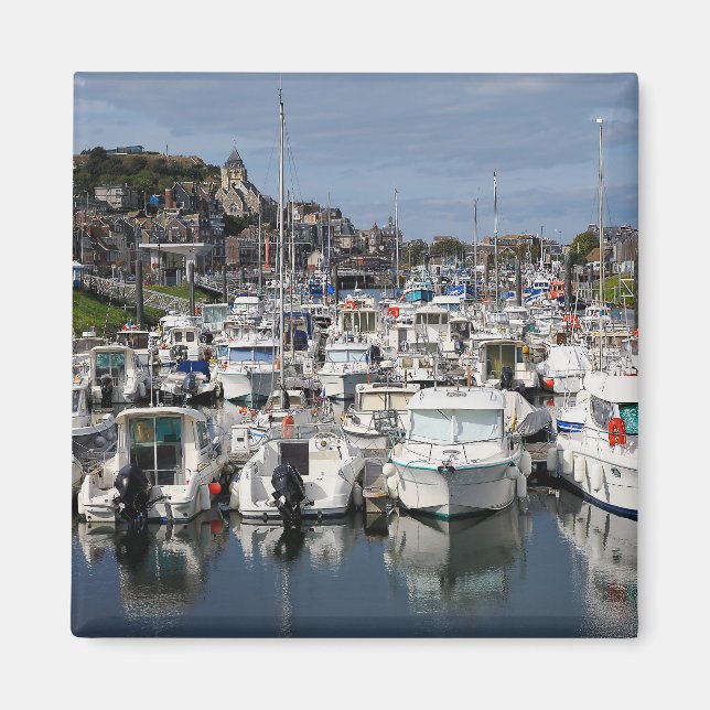 Aimant Marina du Tréport en France (Devant)