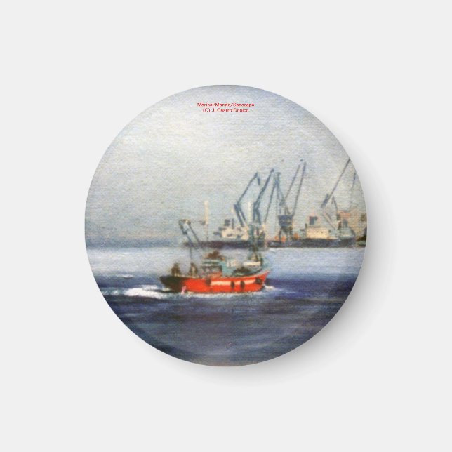 Aimant Marina/Mariña/Mer (Devant)