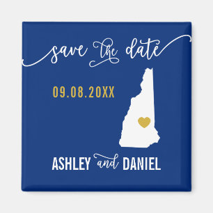 Aimant Marine New Hampshire Mariage Enregistrer la carte