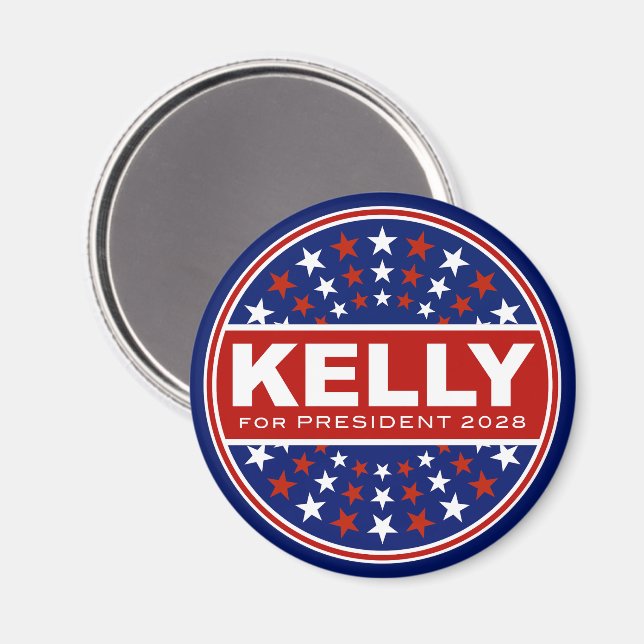 Aimant Mark Kelly pour Président 2028 (Recto/Verso)