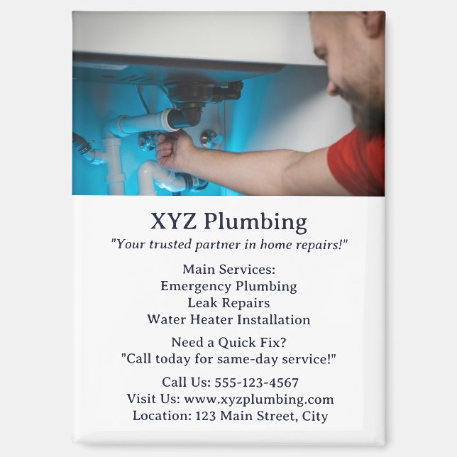 Aimant Marketing d'entreprise personnalisé ou promotion (Recto)