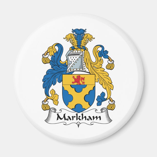 Aimant Markham Family Crest (Devant)