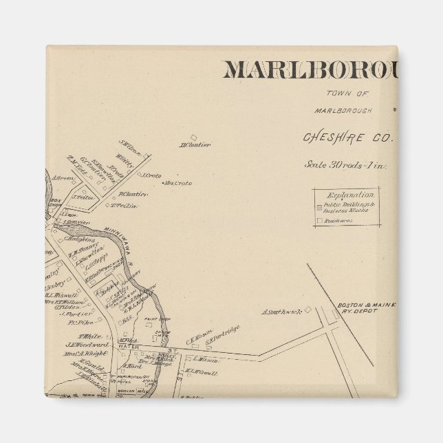 Aimant Marlborough PO (Devant)