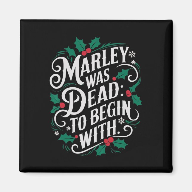 Aimant Marley était mort pour commencer avec drôle de nou (Devant)