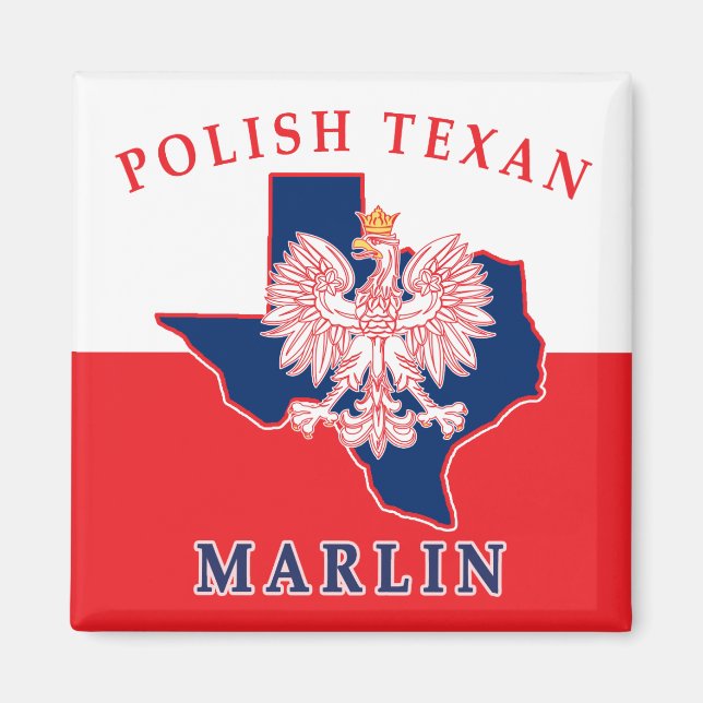Aimant Marlin polonais Texan (Devant)