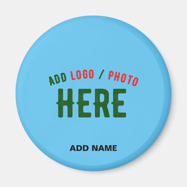 AIMANT MARQUE VÉRIFIÉE SKY BLEU MODERNE ET MODERNE (Devant)