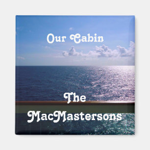 Aimant Marqueur de porte Ocean Blue Stateroom