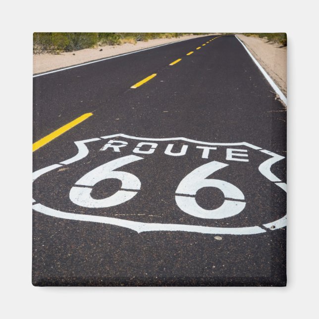 Aimant Marqueur routier Route 66, Arizona (Devant)