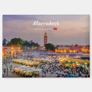 Aimant Marrakech, Maroc - Place Jemaa el Fnaa