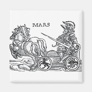 Aimant Mars Ares Dieu de la guerre Caricature romaine gre