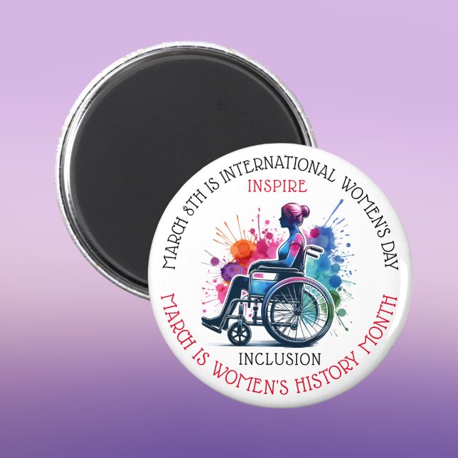 Aimant Mars est le Mois de l'histoire des femmes Inspirer (Créateur téléchargé)