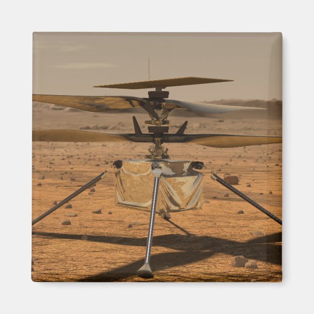 Aimant Mars Ingenuity Helicopter (Devant)