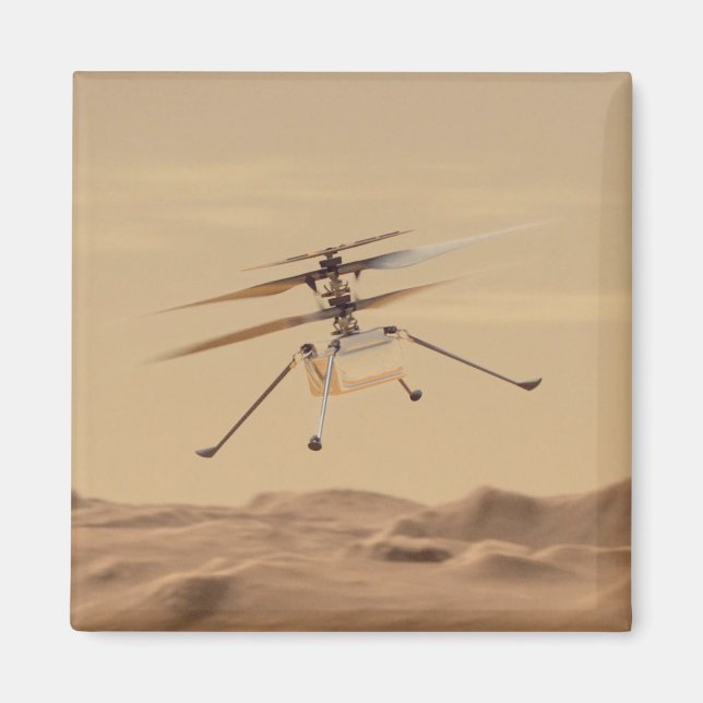 Aimant Mars Ingenuity Helicopter Flight (Devant)