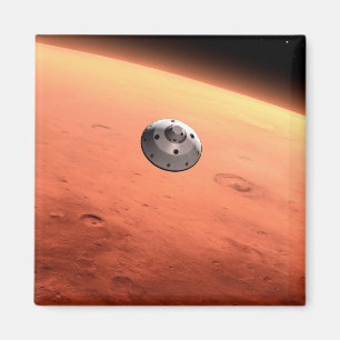 Aimant Mars Science Laboratory approchant Mars.
