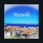 Aimant Marseille<br><div class="desc">Vue de Marseille depuis Notre Dame de la Garde.</div>