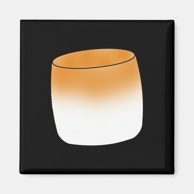 Aimant Marshmallow Group S'more Costume d'Halloween (Devant)