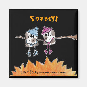 Aimant Marshmallows grillés