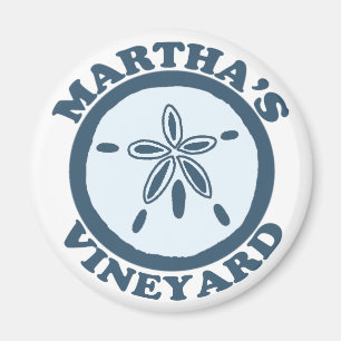 Aimant Martha's Vineyard "Sand Dollar" Design.
