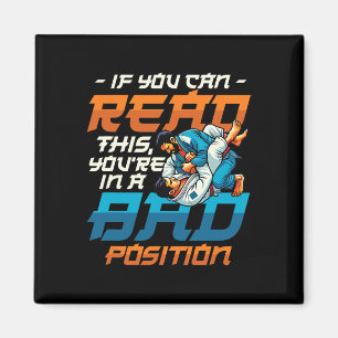 Aimant Martial Arts Fighter Judo Karate brésilien Jiu-jit