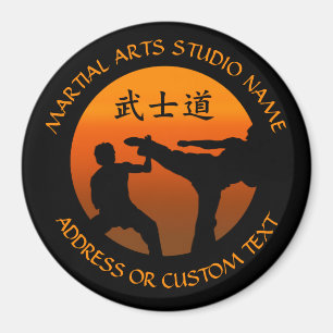 Aimant Martial Arts Karate Taekwondo Kung Fu Studio Propr
