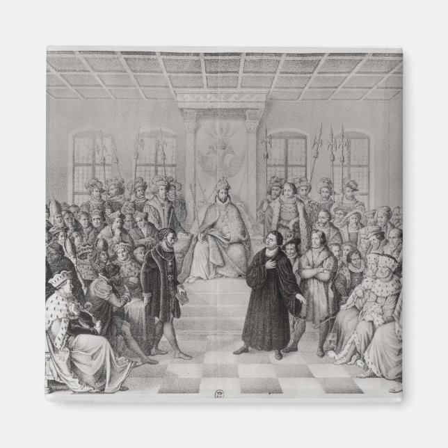 Aimant Martin Luther devant Charles V (Devant)