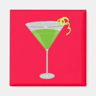 Aimant Martini à pomme verte