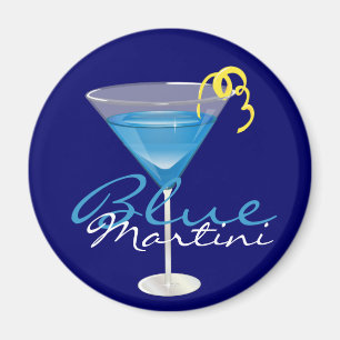 Aimant Martini bleu