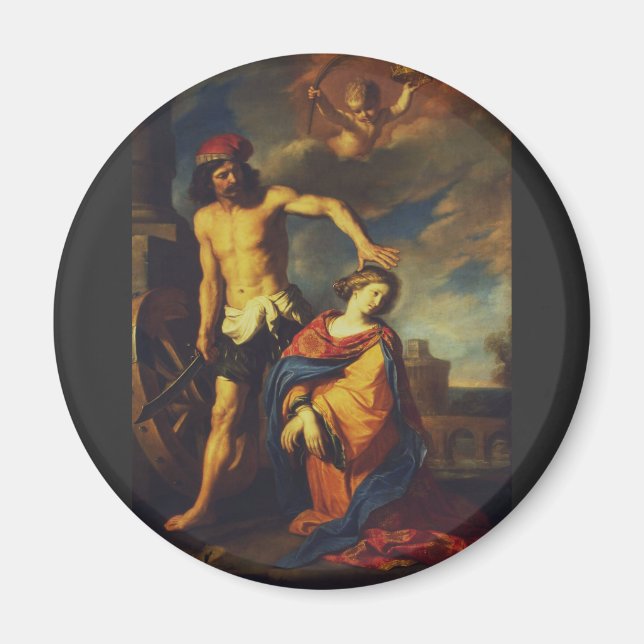 Aimant Martyre de Sainte Catherine Collection de Beaux-Ar (Devant)