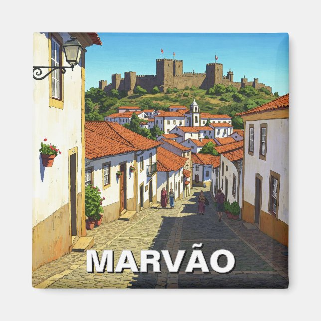 Aimant Marvao Portugal Travel (Devant)