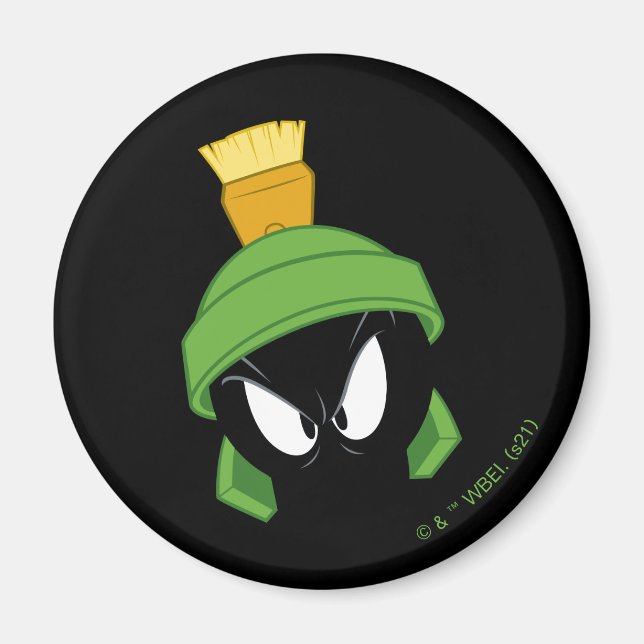 Aimant MARVIN MARTIAN™ Face en colère (Devant)