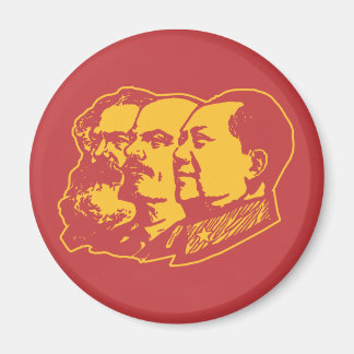 Aimant Marx Lenin Mao Portrait