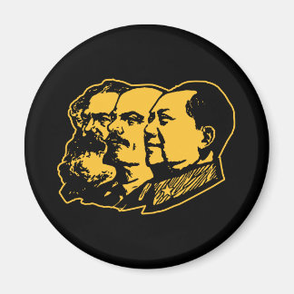 Aimant Marx Lenin Mao Portrait
