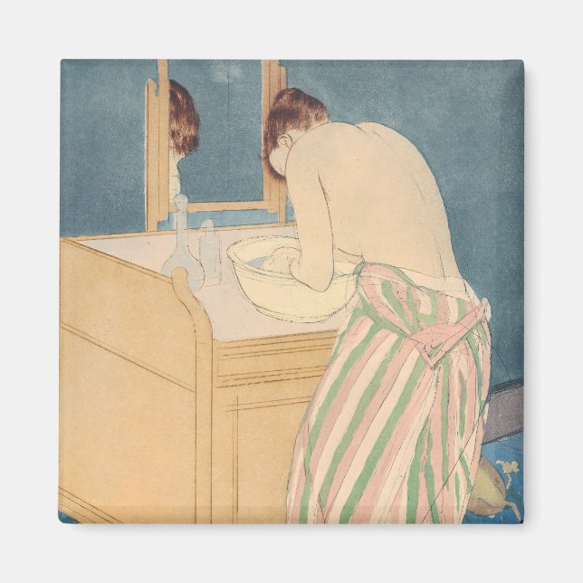 Aimant Mary Cassatt - Femme se baignant (Devant)