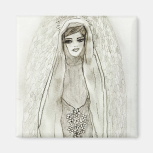 Aimant Mary dans la grotte