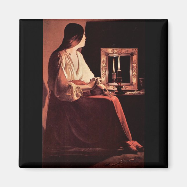 Aimant Mary Magdalene par Georges de La Tour (Devant)