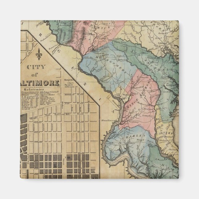 Aimant Maryland 8 (Devant)