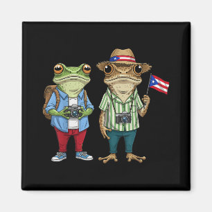 Aimant Más Fotos Porto Rico Drapeau Ricain Sapo Concho