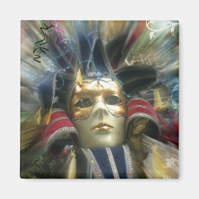 Aimant Mascarade des couleurs (Devant)