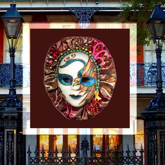 Aimant Mascarade, Mardi Gras, Masque de Carnaval (Créateur téléchargé)