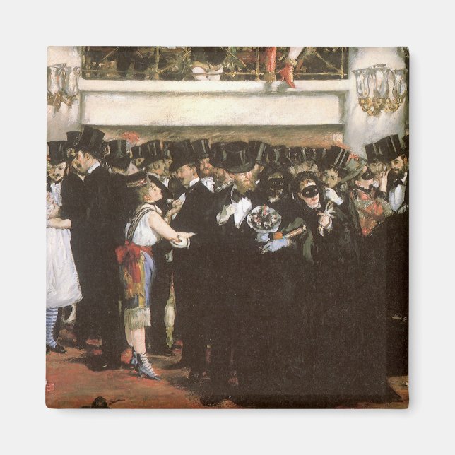 Aimant Masked Ball at the Opera by Edouard Manet (Devant)