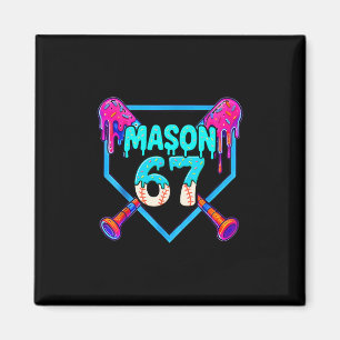 Aimant Mason 67 Drôle de crème glacée qui coule Design de