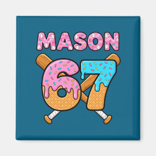 Aimant Mason 67 glace mème drôle six sept mason glace